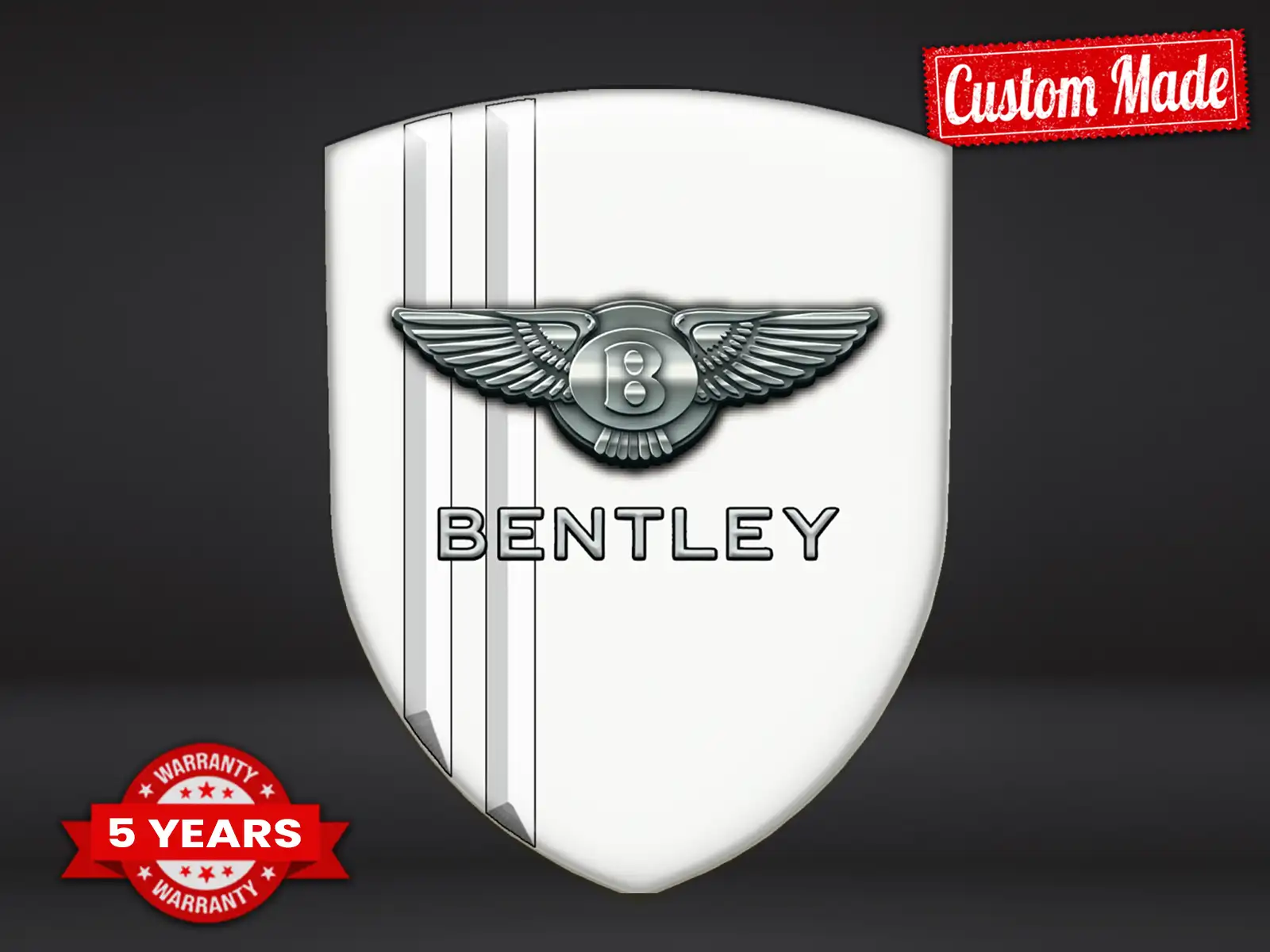 Bentley Stickerdruck Racing Luxus Professionell